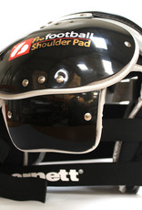 Z-430 II Elite light football shoulder pad, black HB-FB-LB-TE-DL