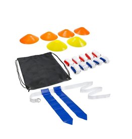 Barnett FLAG FOOTBALL KIT (6 cones, 10 belts, 2 flags per belt, a bag)