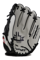 Barnett JL-115 - Baseball glove, outfield, polyurethane, size 11.5 ", WHITE