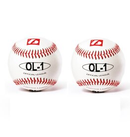 Barnett OL-1 Competition baseballs, Size 9" White, 2 pieces
