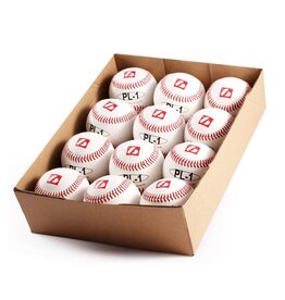 Barnett PL-1 Elite match baseballs, Size 9" White, 1 dozen