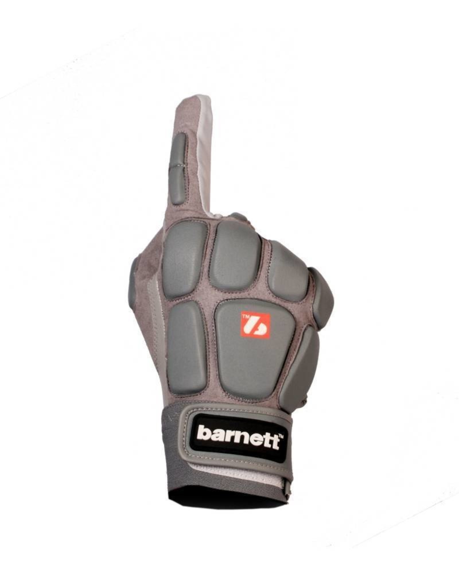 Barnett FKG-03 High level linebacker football gloves, LB,RB,TE, grey