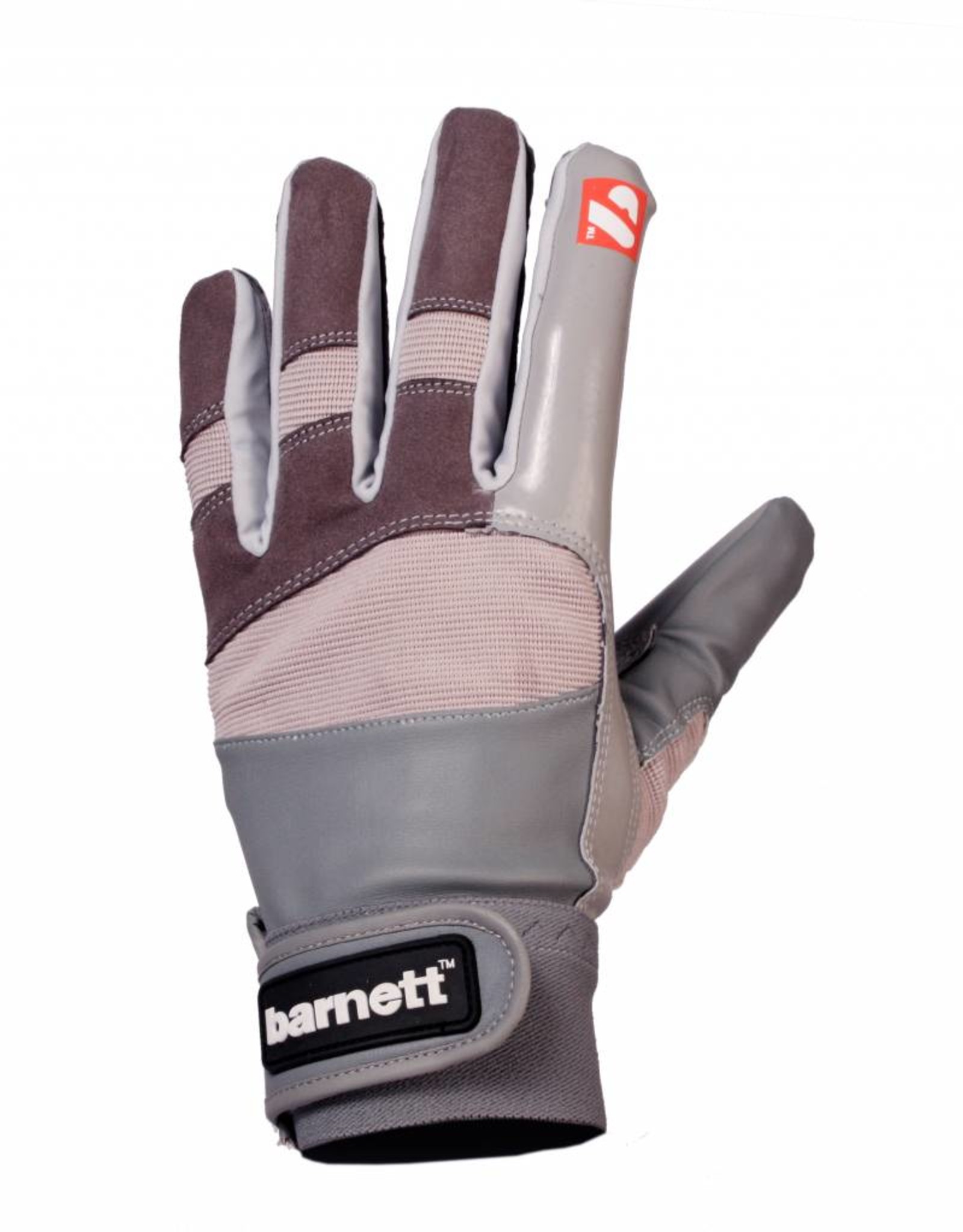 FRG-01 Football gloves for receiver, with grip, grey