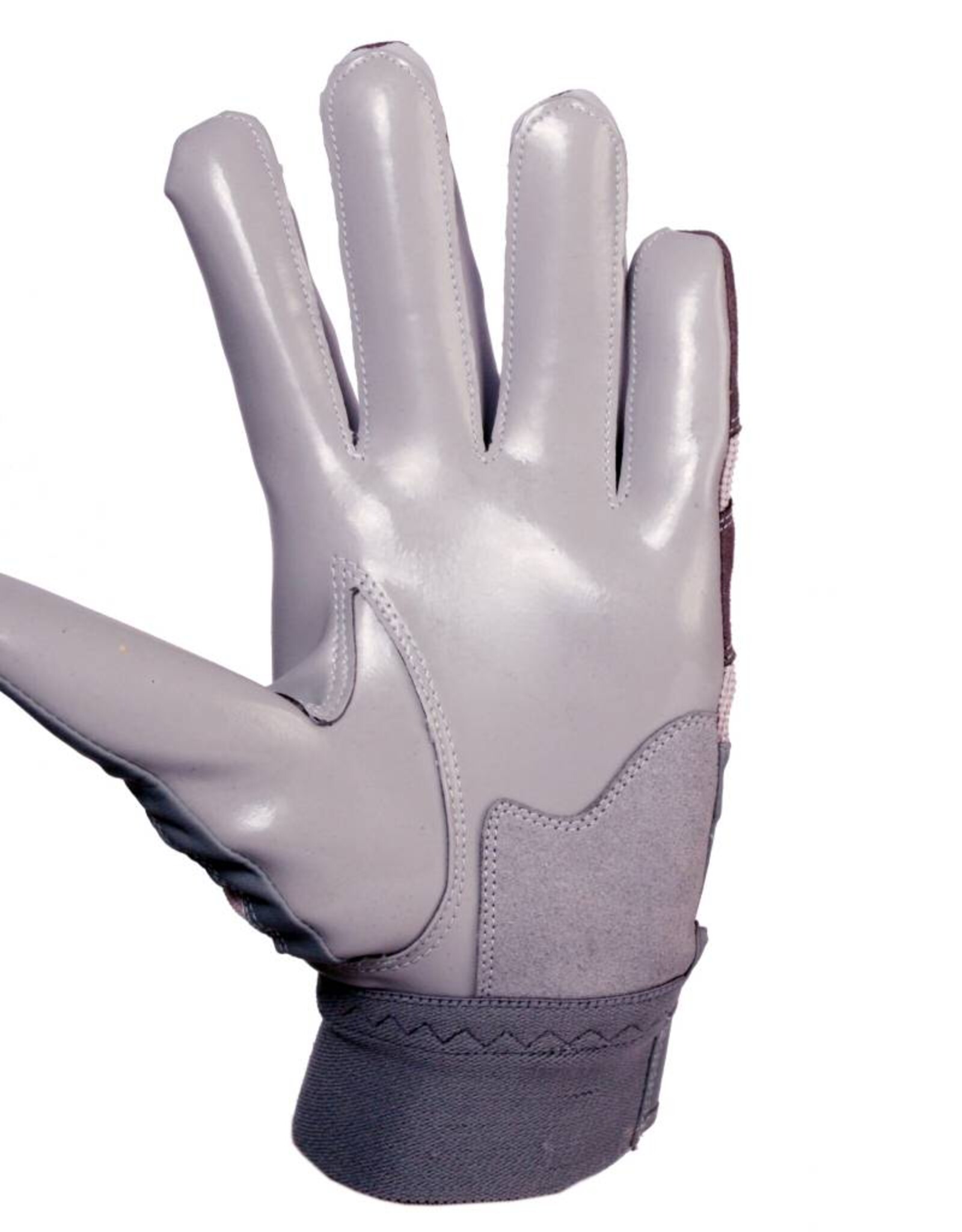 FRG-01 Football gloves for receiver, with grip, grey