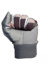 FRG-01 Football gloves for receiver, with grip, grey