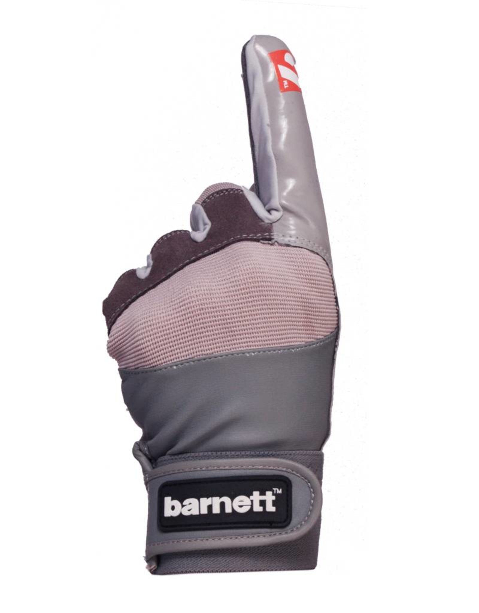 FRG-01 Football gloves for receiver, with grip, grey