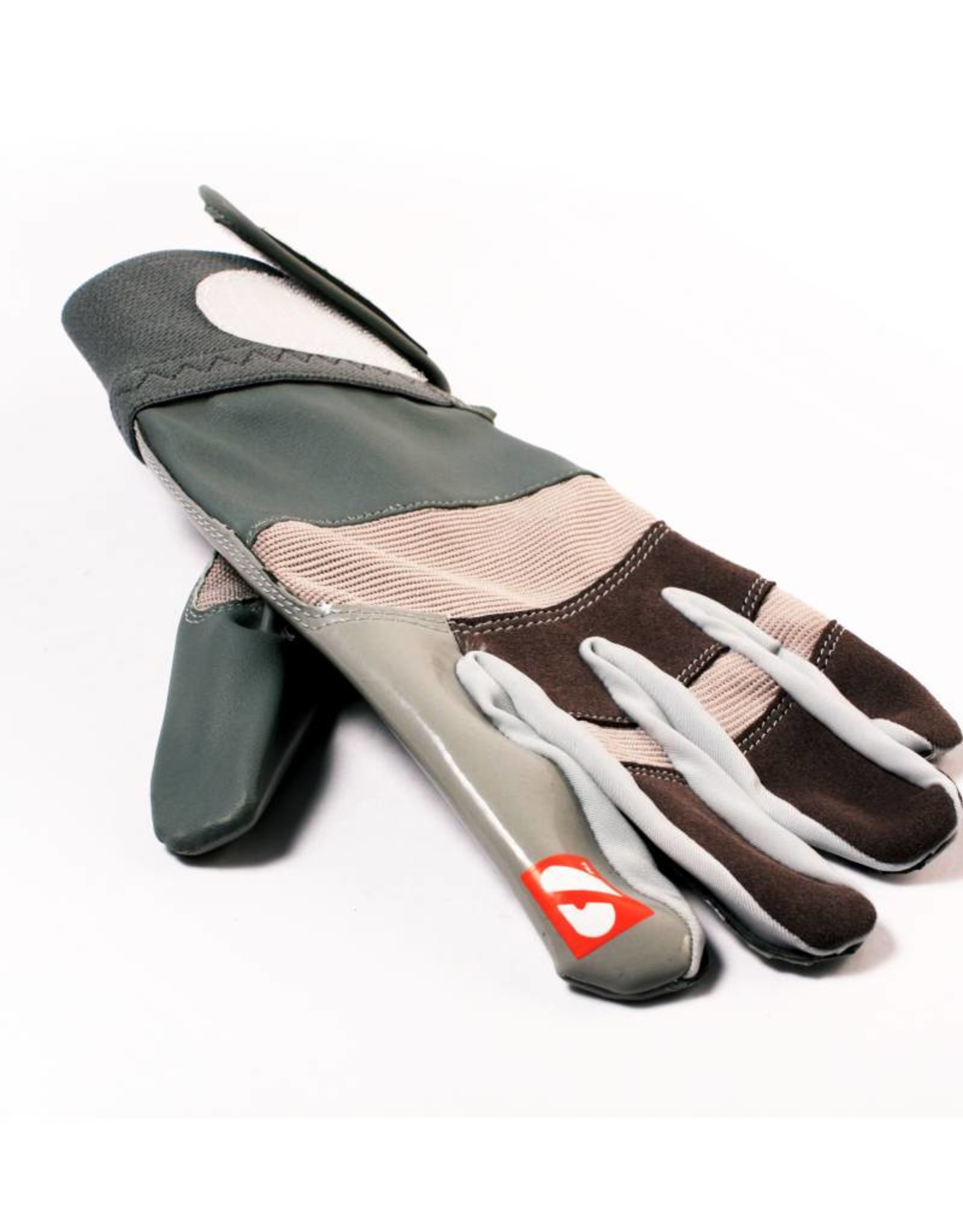 FRG-01 Football gloves for receiver, with grip, grey