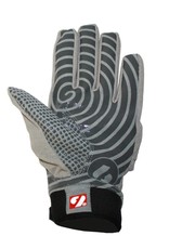 FKG-02 New generation linebacker football gloves, LB,RB,TE, grey