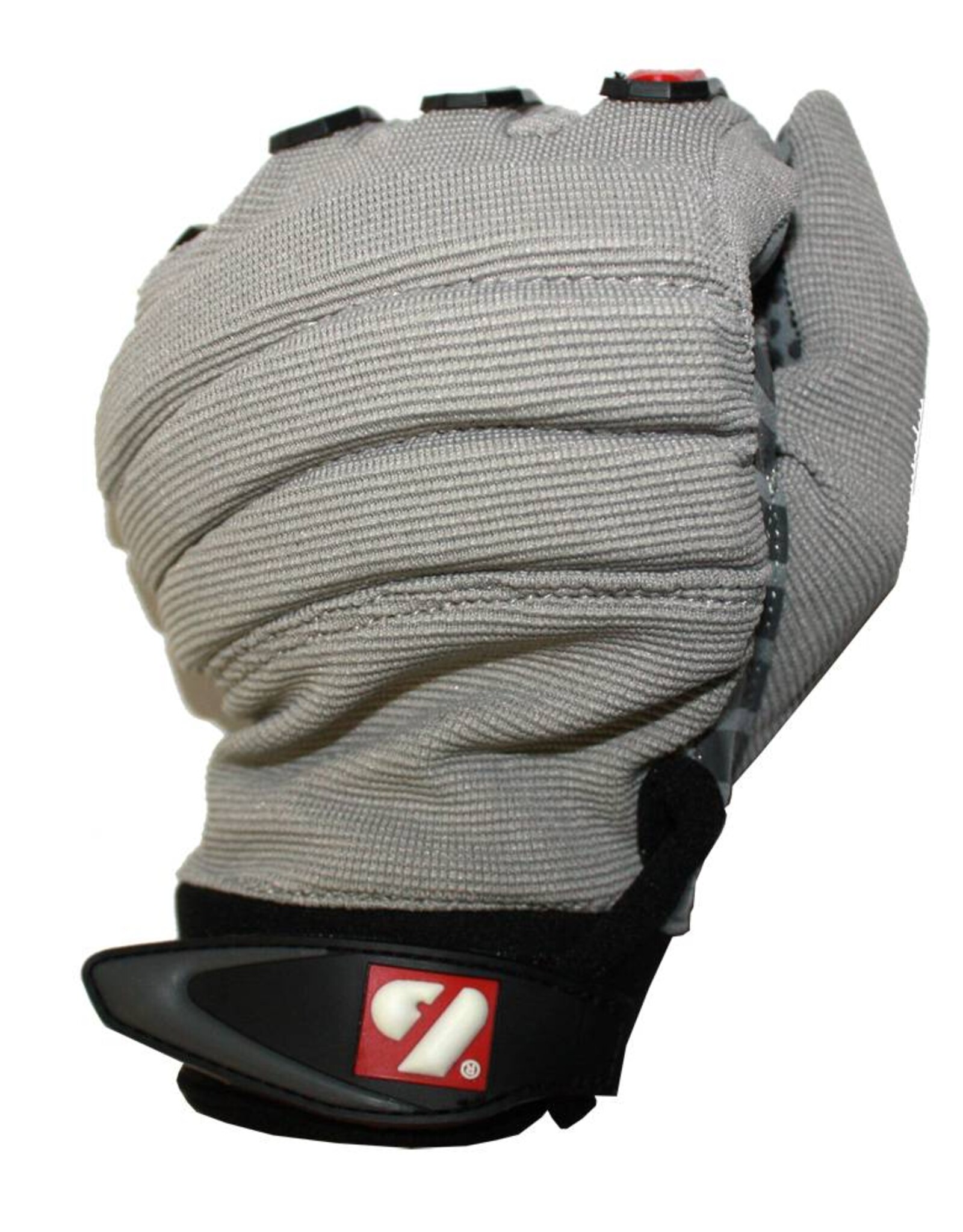 FKG-02 New generation linebacker football gloves, LB,RB,TE, grey