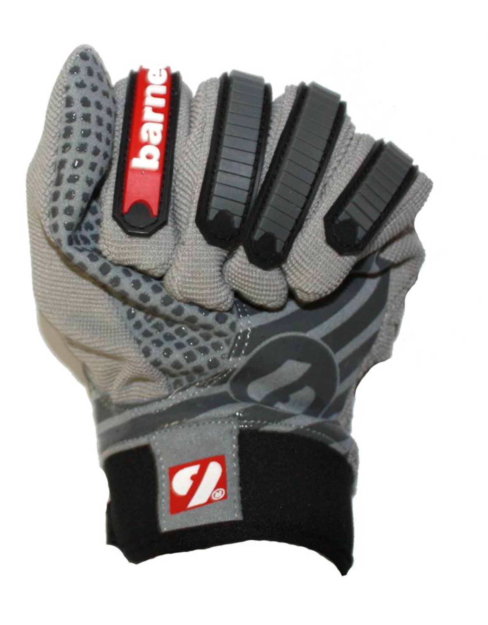 FKG-02 New generation linebacker football gloves, LB,RB,TE, grey