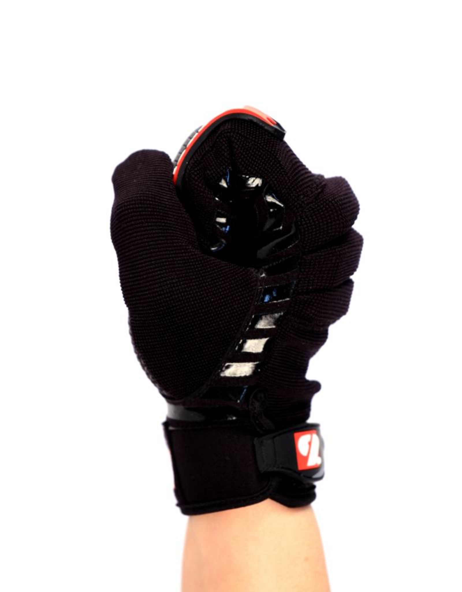 FKG-02 New generation linebacker football gloves, LB,RB,TE, black