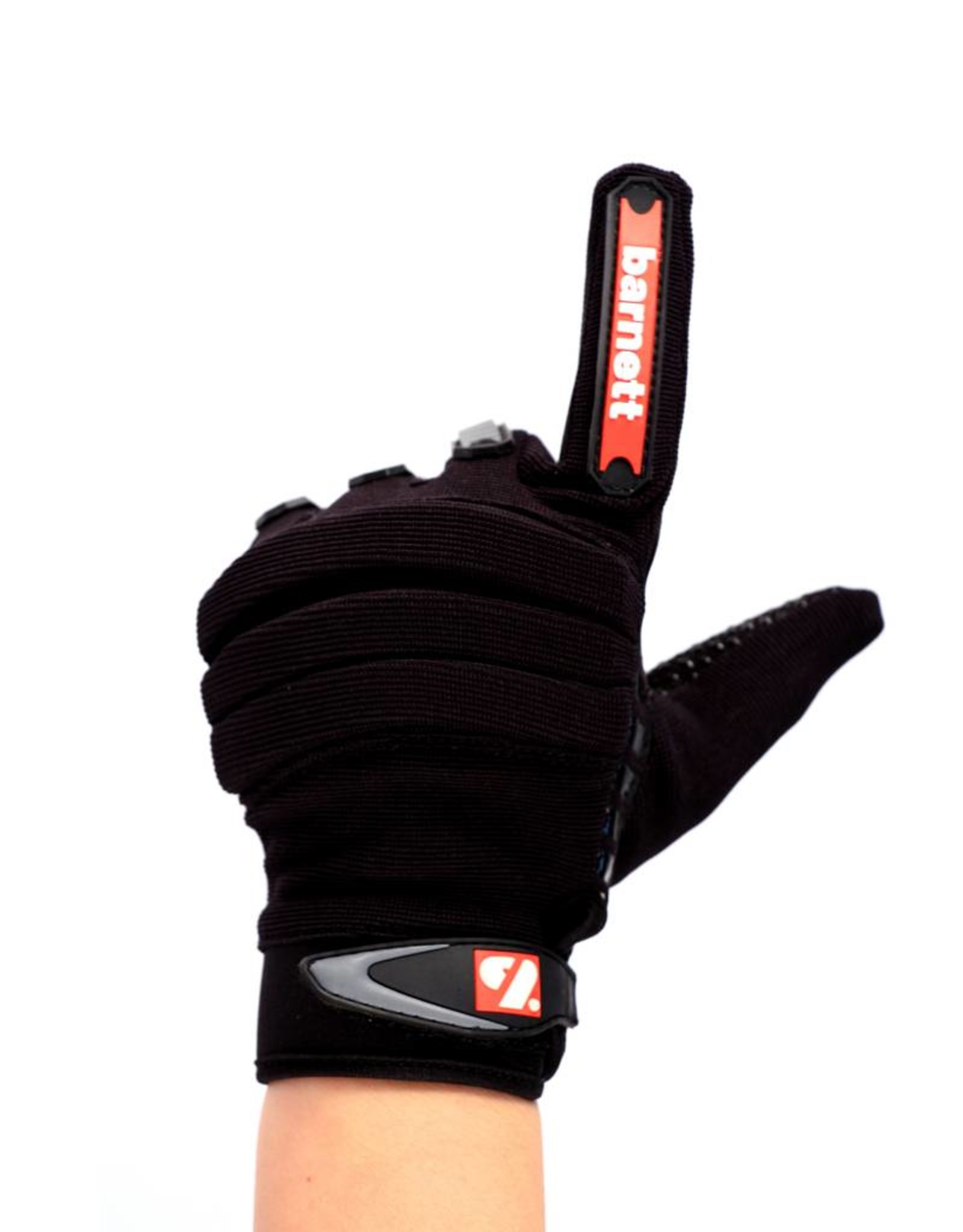 FKG-02 New generation linebacker football gloves, LB,RB,TE, black