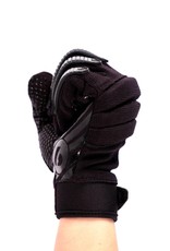 FKG-02 New generation linebacker football gloves, LB,RB,TE, black