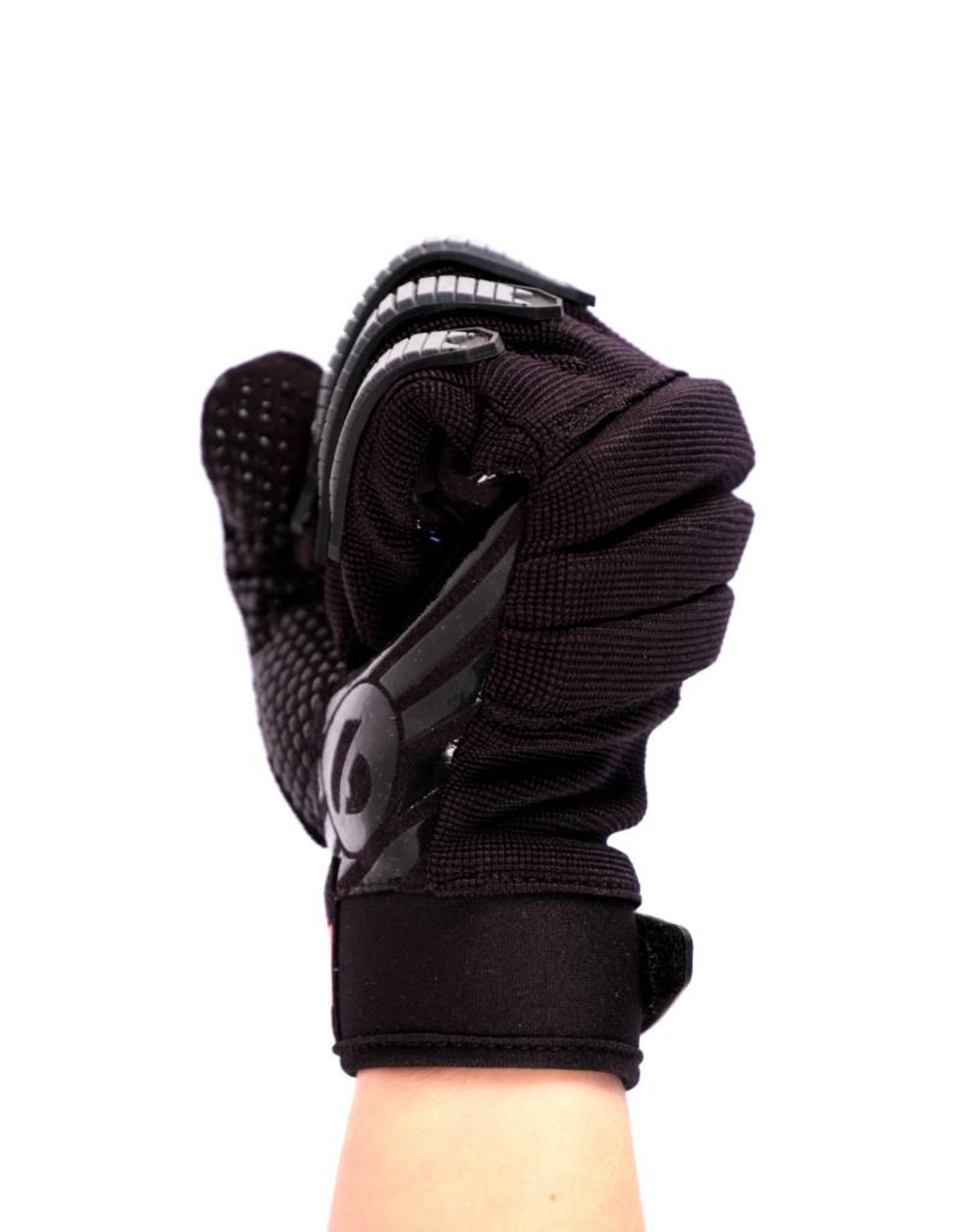 FKG-02 New generation linebacker football gloves, LB,RB,TE, black