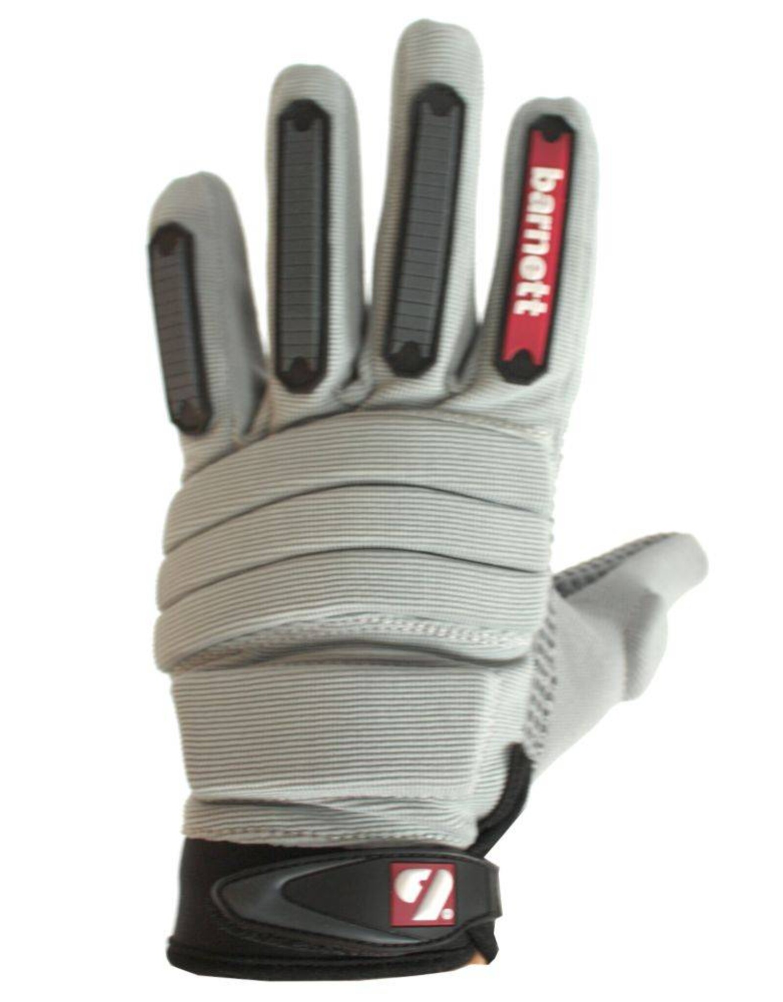 FLG-02 New generation linemen football gloves, OL,DL, grey