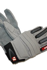 FLG-02 New generation linemen football gloves, OL,DL, grey