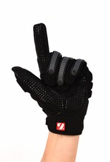 FLG-02 New generation linemen football gloves, OL,DL, black