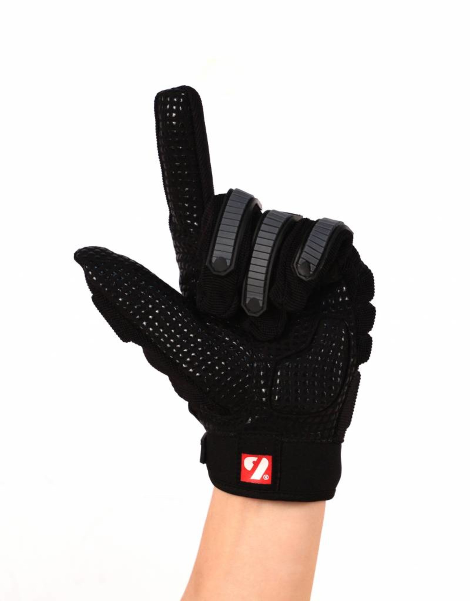 FLG-02 New generation linemen football gloves, OL,DL, black