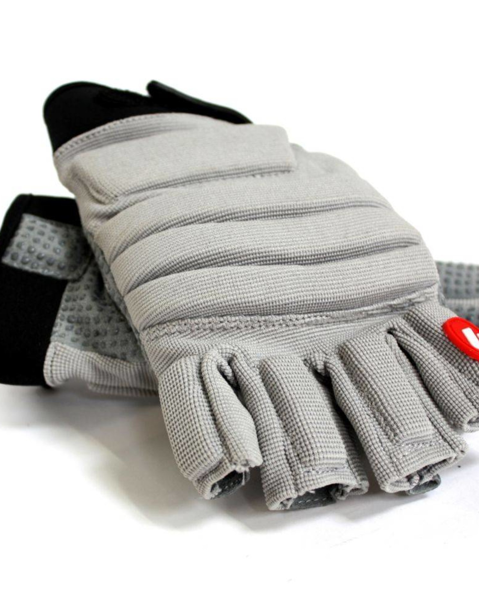 FLGC-02 New generation linemen football gloves, short fingers,, OL,DL, grey