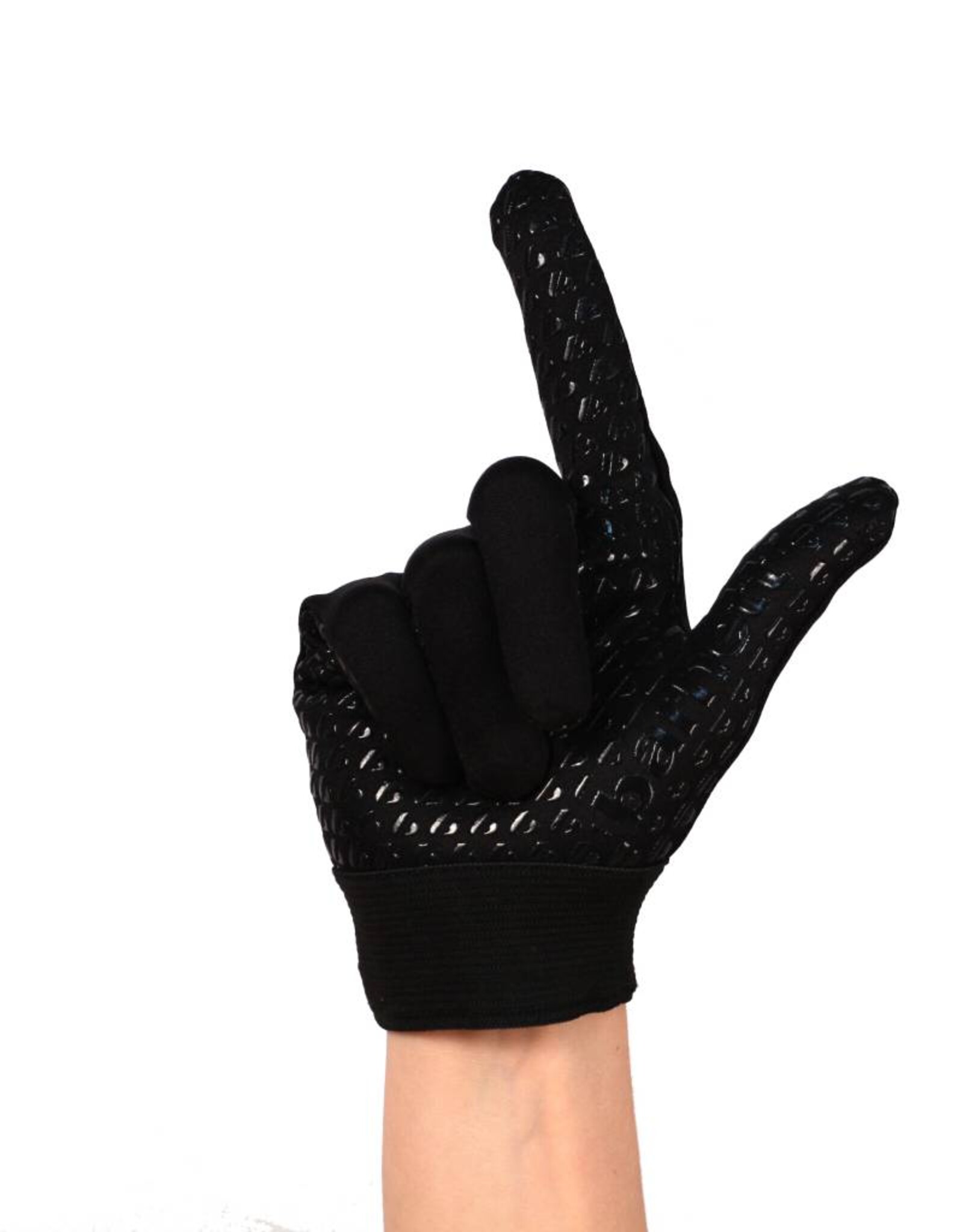 FLGL-02 New generation linebacker football gloves, RE,DB,RB, black