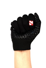 FLGL-02 New generation linebacker football gloves, RE,DB,RB, black