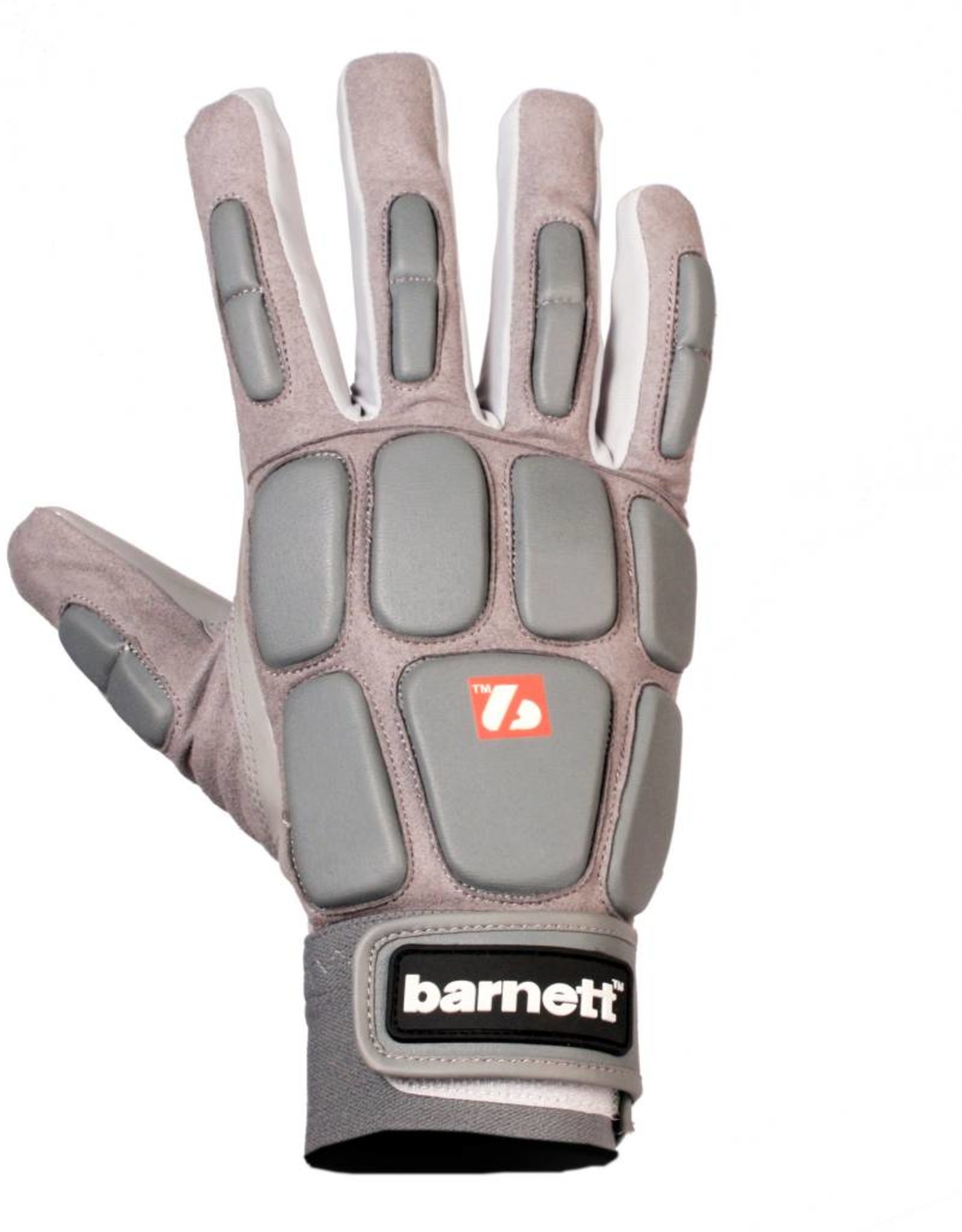 FKG-03 High level linebacker football gloves, LB,RB,TE, grey