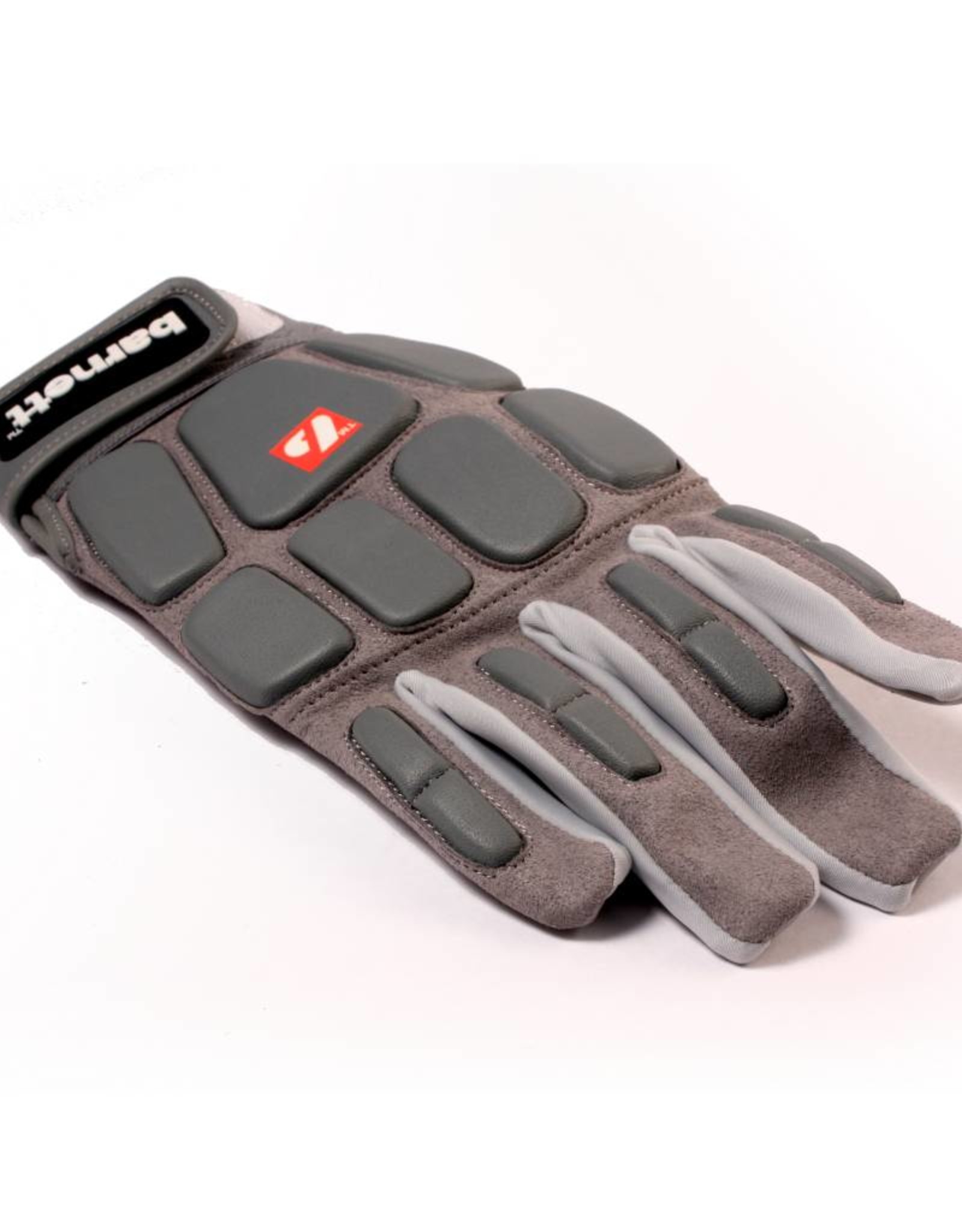 FKG-03 High level linebacker football gloves, LB,RB,TE, grey