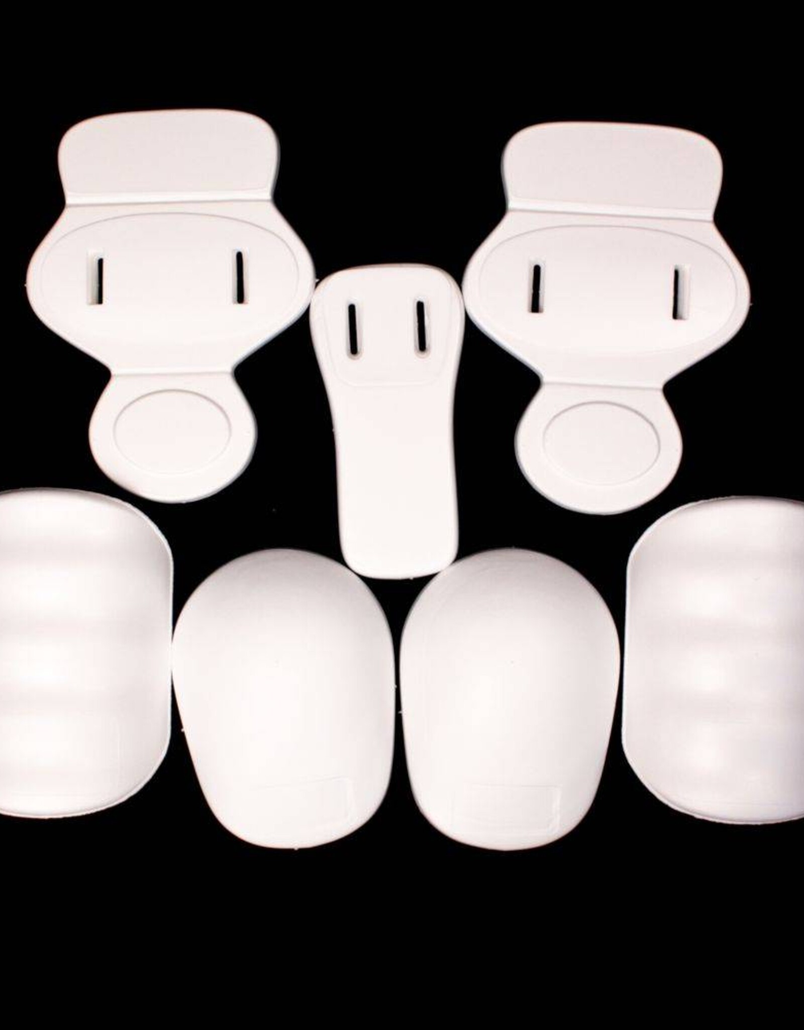 FKJ-01 Football junior pads set, 7 pieces, one size, white