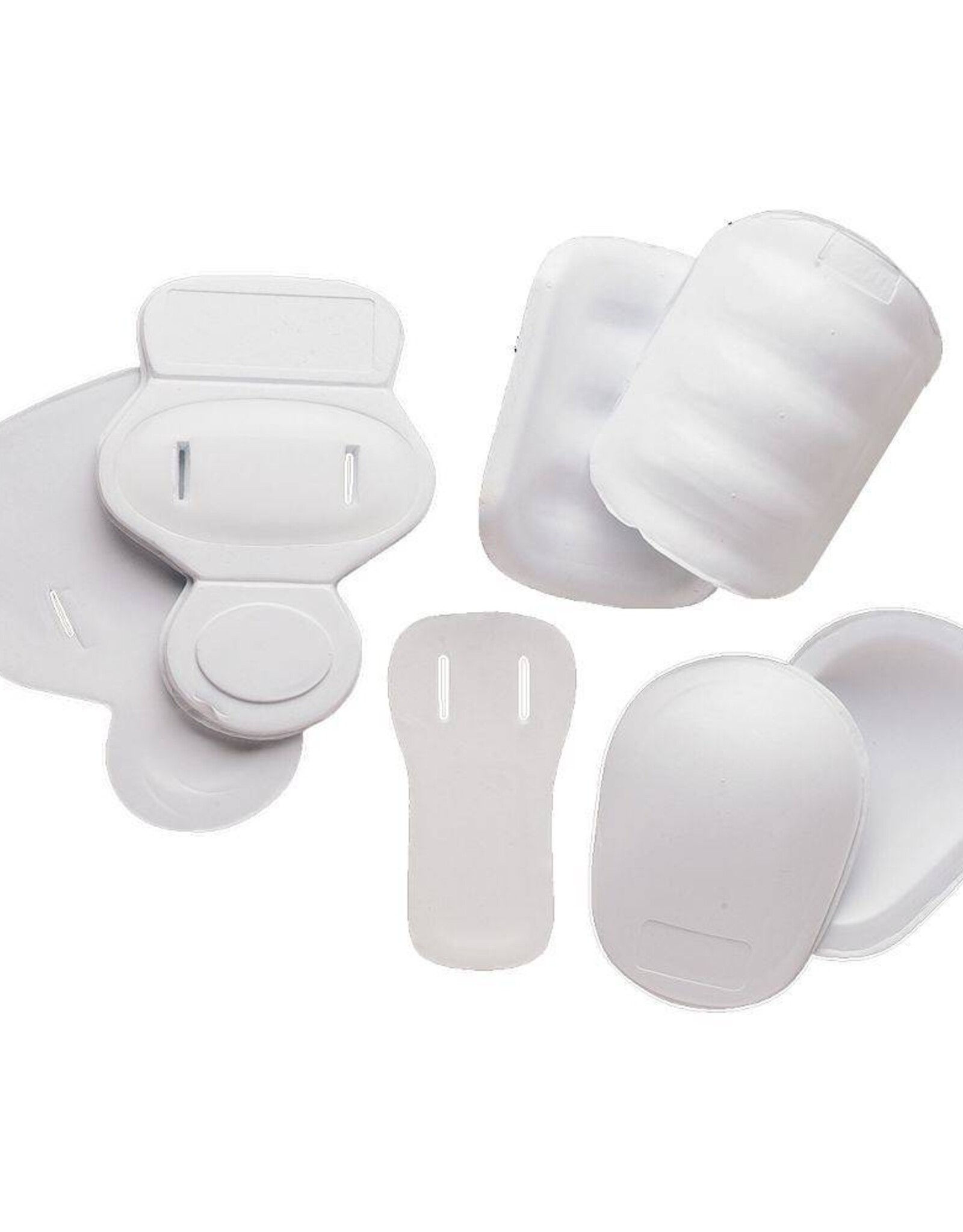 FKJ-01 Football junior pads set, 7 pieces, one size, white