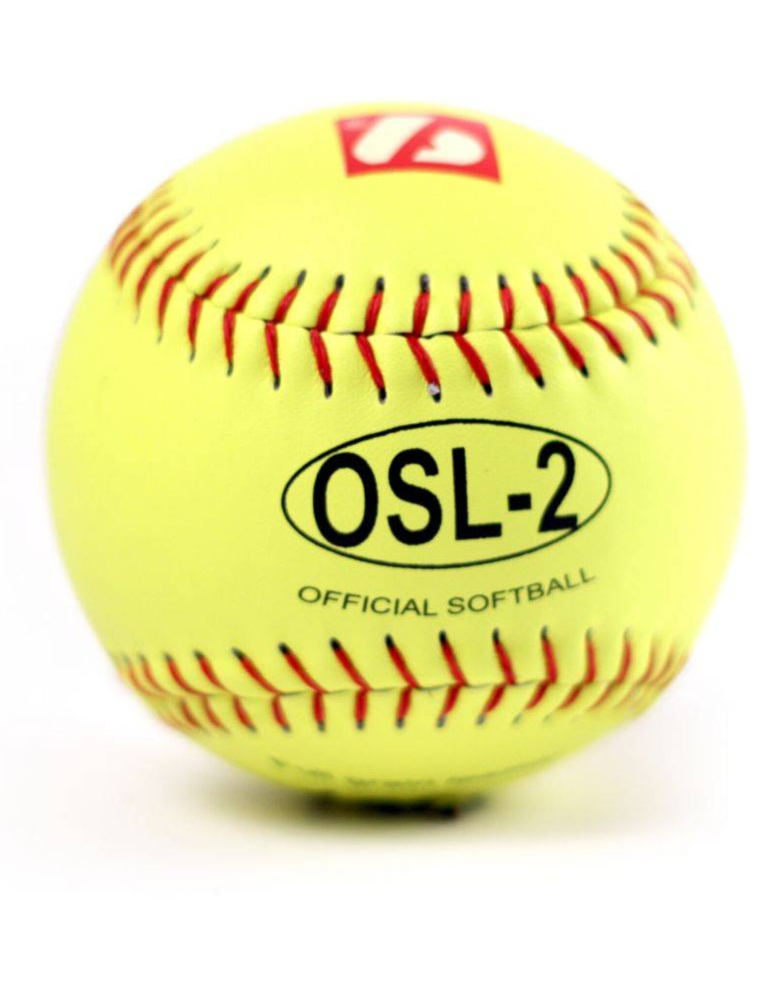 OSL-2 Competition softball, size 12", yellow, 1 dozen