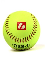 OSS-1 Practice softball ball, size 12", yellow, 1 dozen