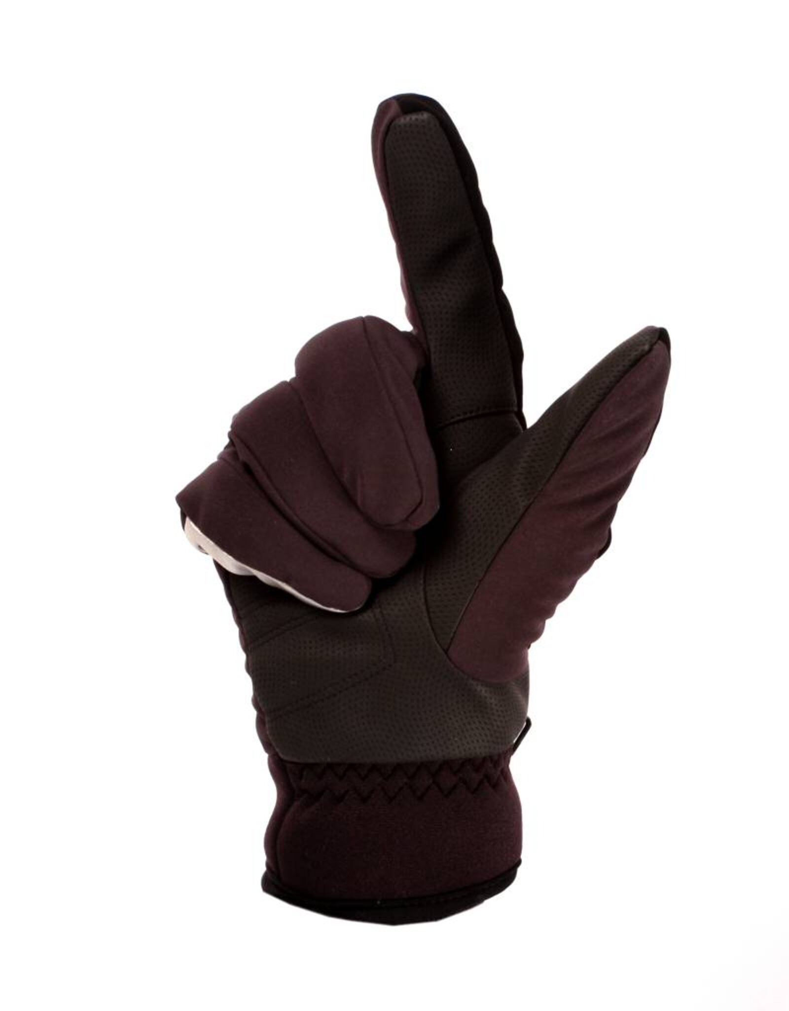 NBG-07 Winter softshell ski gloves, black