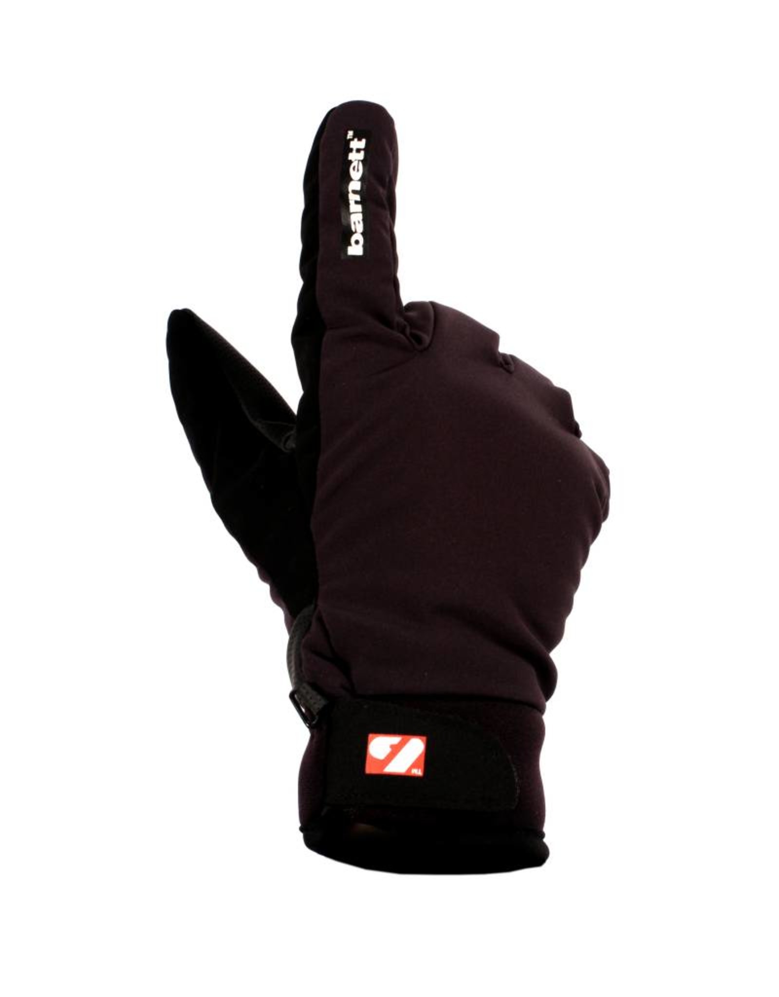 NBG-07 Winter softshell ski gloves, black