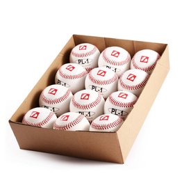 PL-1 Elite match baseballs, Size 9" White, 1 dozen