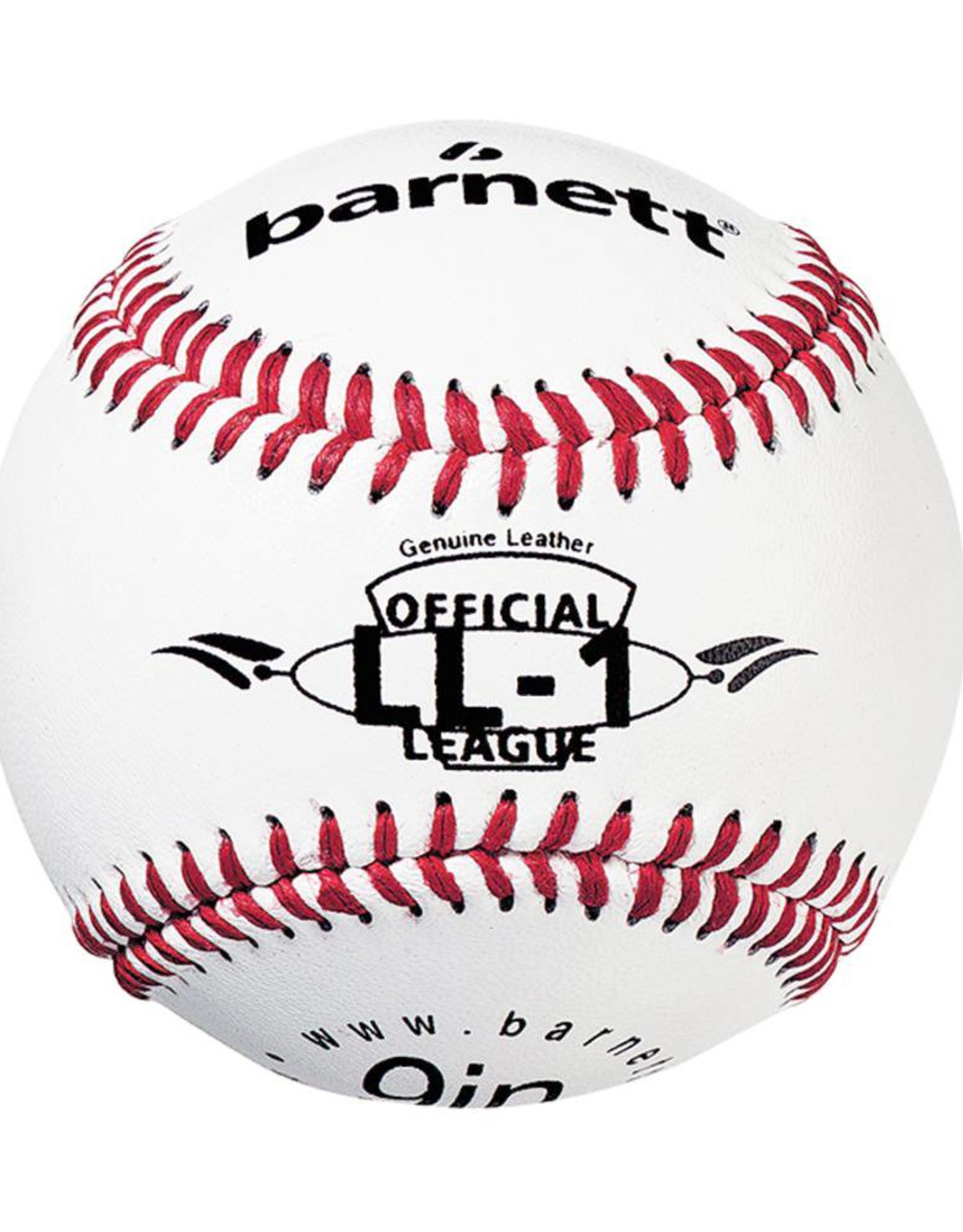 LL-1 Match and practice baseballs, Size 9", White, 2 pieces