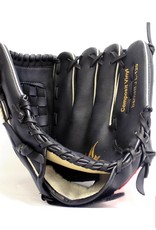 JL-120 Vinyl baseball glove, Outfield, size 12', Black