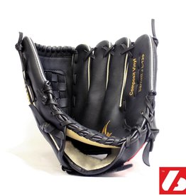 JL-120 Vinyl baseball glove, Outfield, size 12', Black