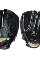 JL-120 Vinyl baseball glove, Outfield, size 12', Black