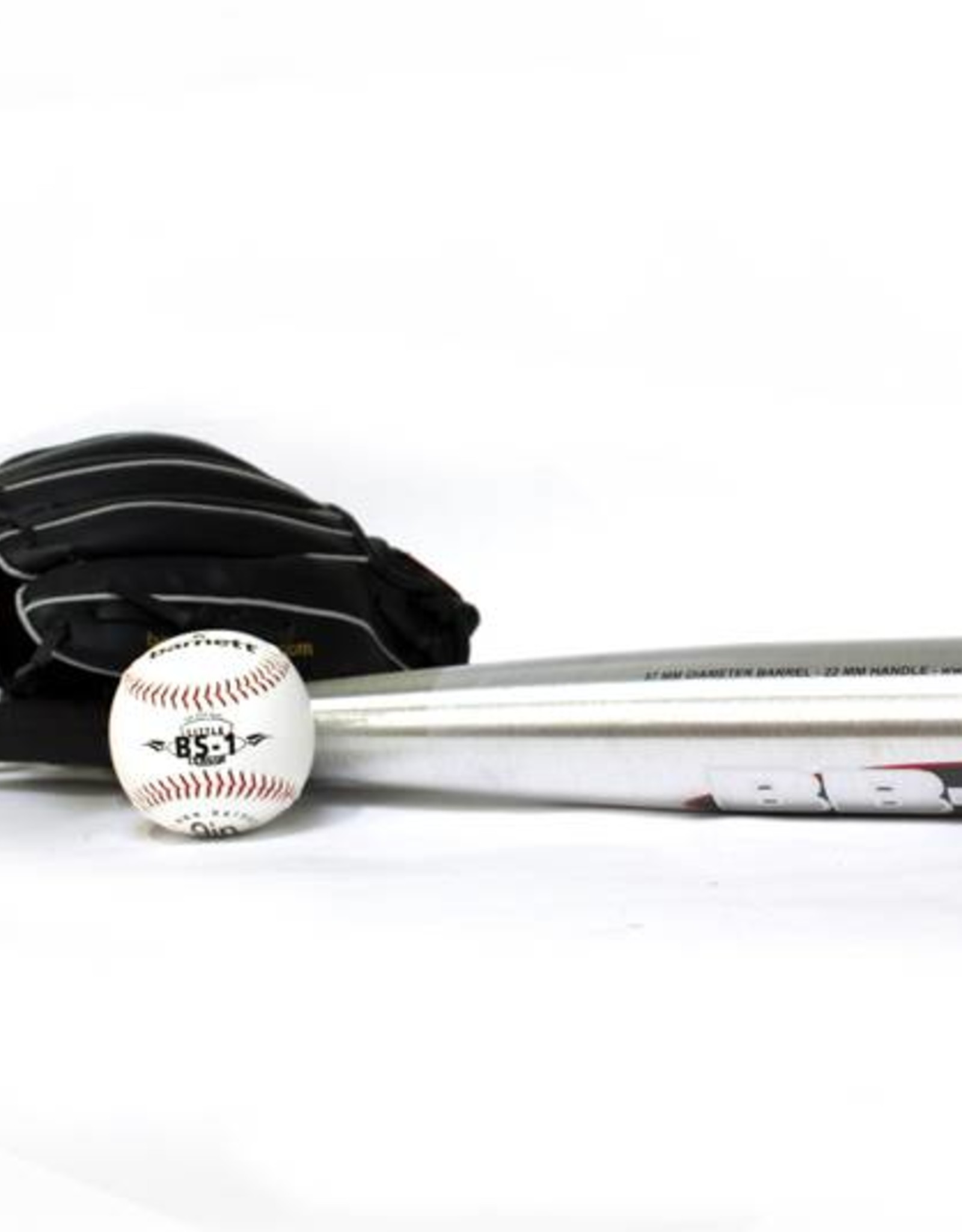 BGBA-1 Initiation baseball set, senior - Ball, Glove, Aluminum bat (BB-1 32”, JL-120 12”, TS-1 9”)