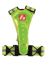 LW-1 Fluorescent vest with LED lights and reflective stripes