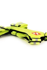 LW-1 Fluorescent vest with LED lights and reflective stripes