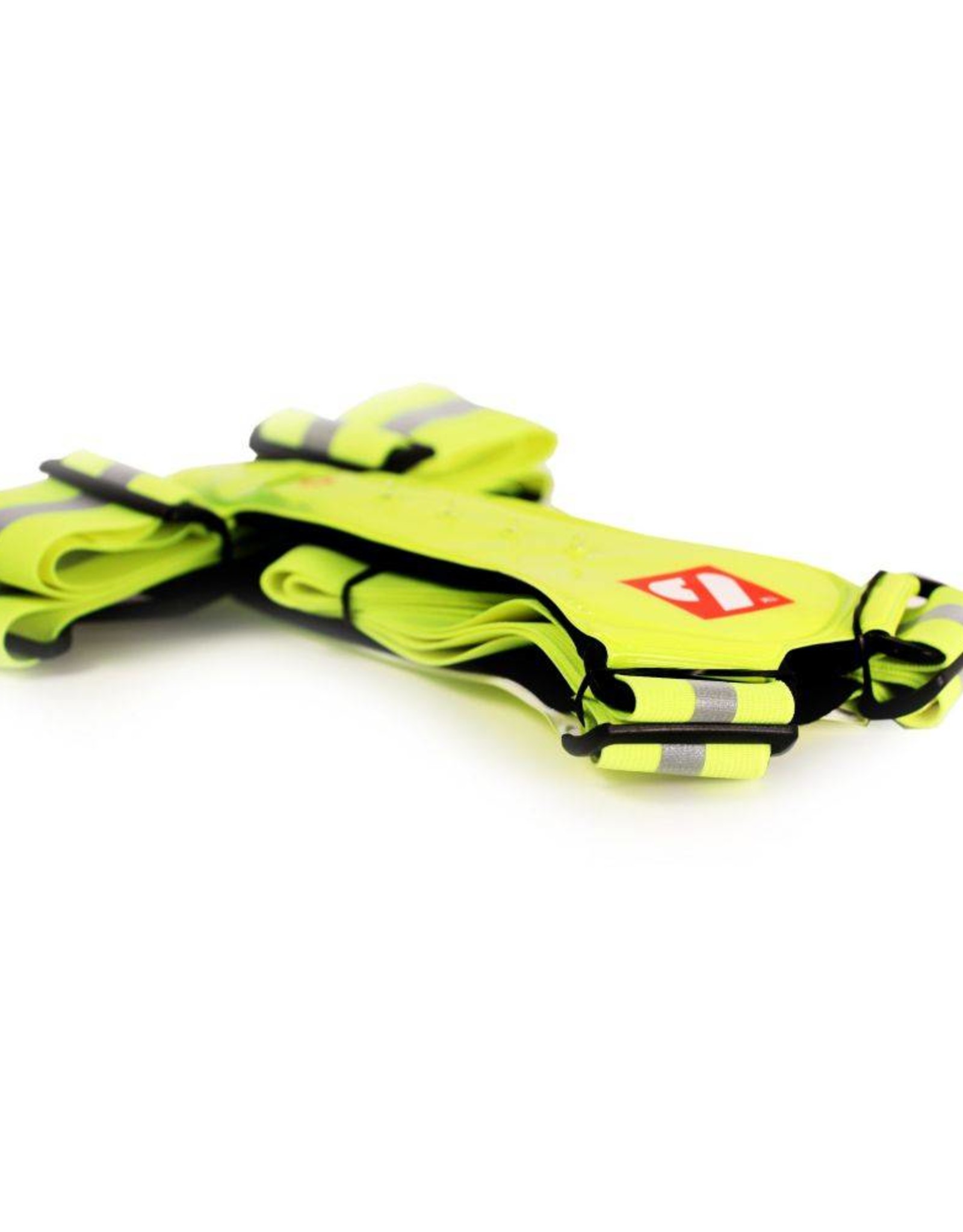 LW-1 Fluorescent vest with LED lights and reflective stripes