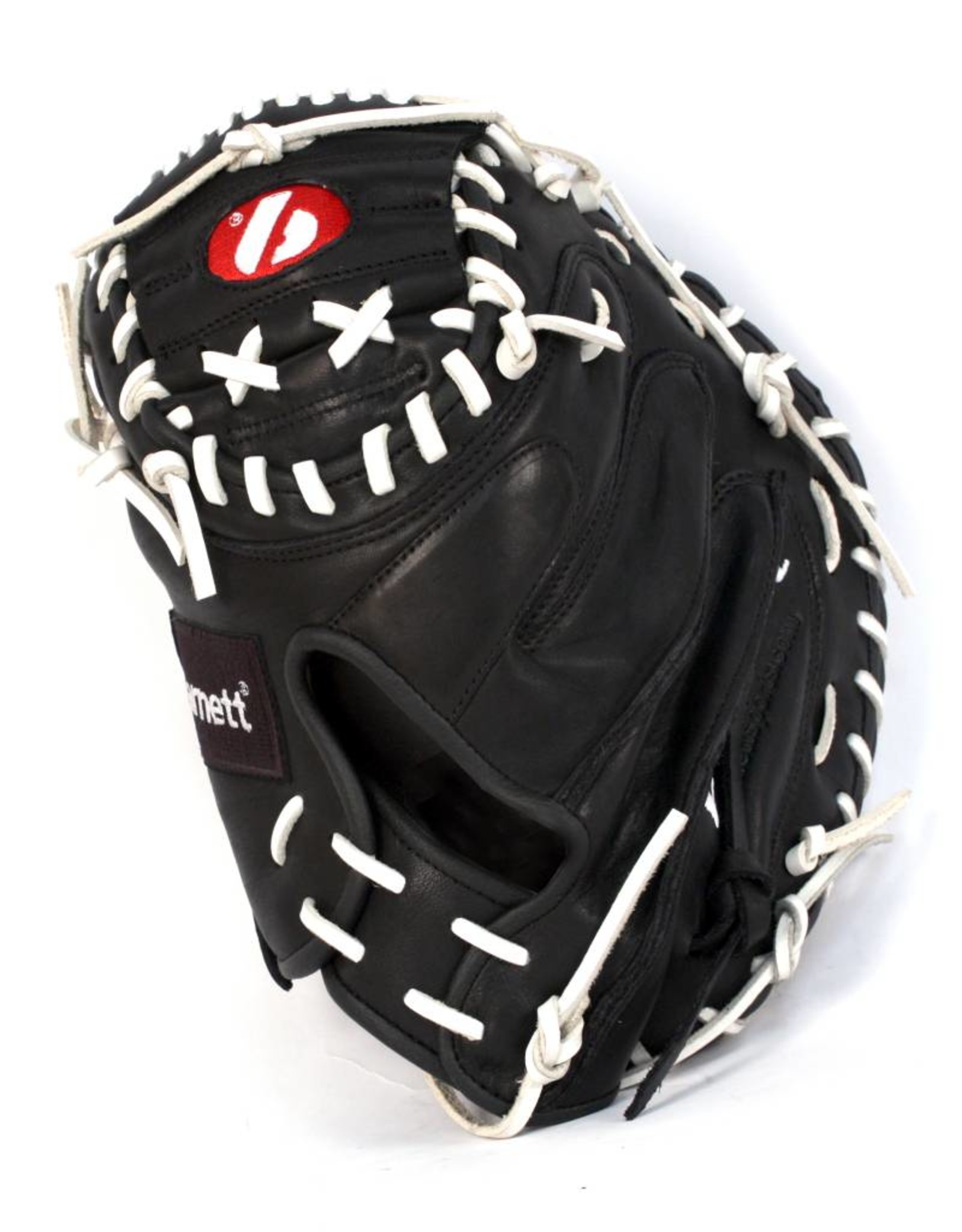GL-201 Competition catcher baseball glove, genuine leather, adult 31'', Black