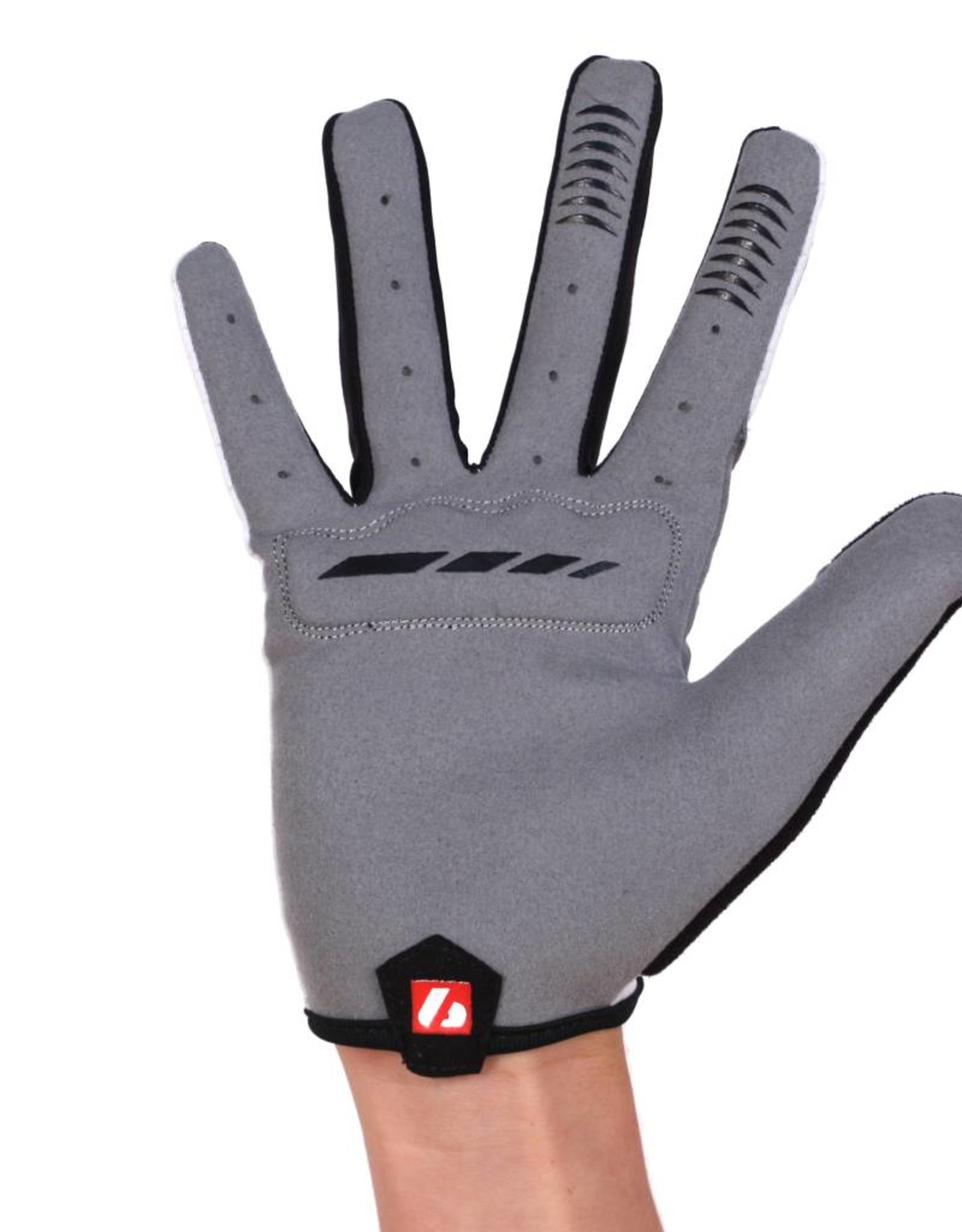 BG-01 Long bike gloves: Light, isolating, high-performance, White