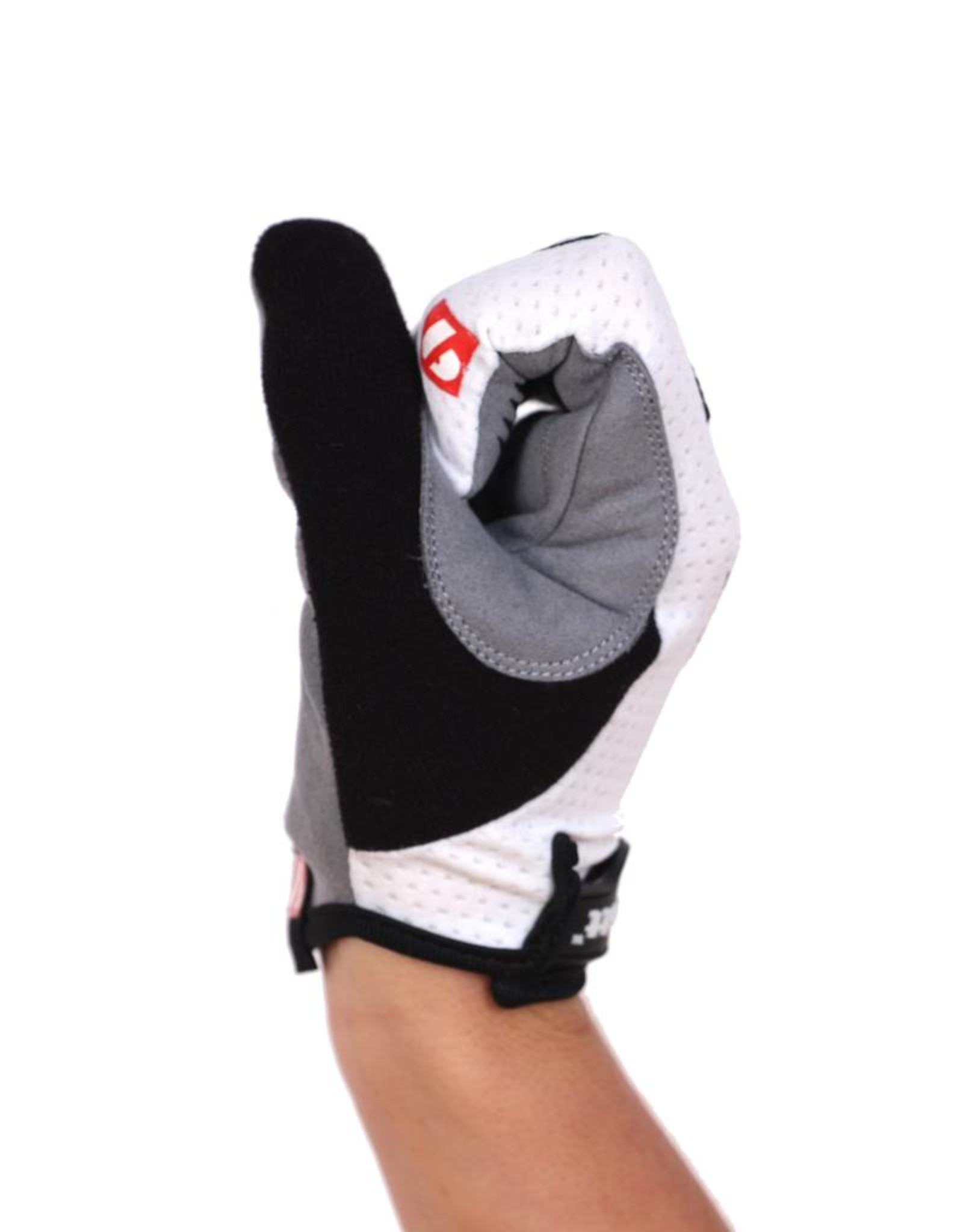 BG-01 Long bike gloves: Light, isolating, high-performance, White