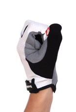 BG-01 Long bike gloves: Light, isolating, high-performance, White