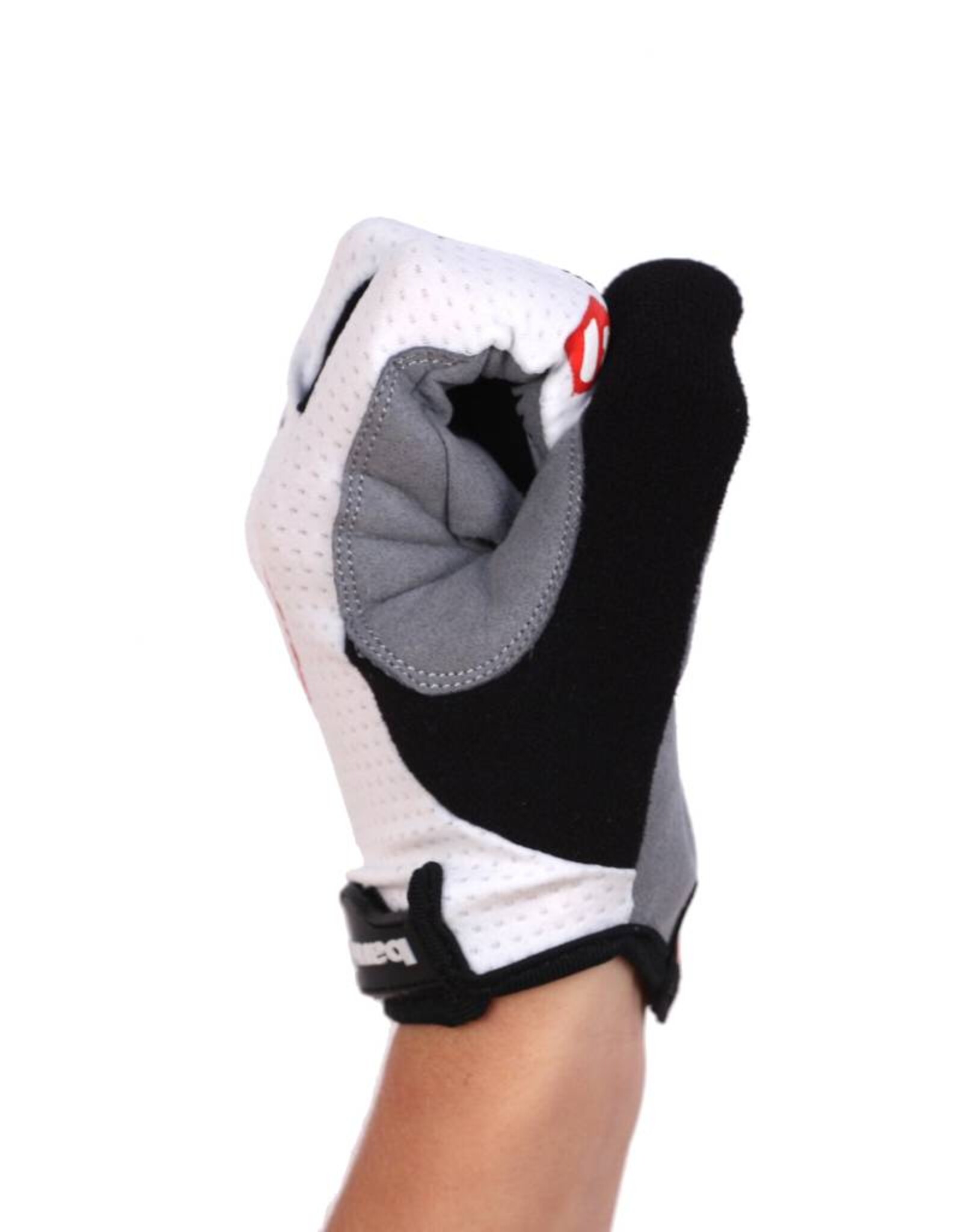 BG-01 Long bike gloves: Light, isolating, high-performance, White
