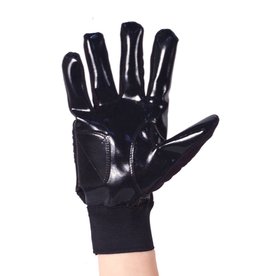 FKG-01 Football gloves for linebacker, with grip, black