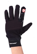 FKG-01 Football gloves for linebacker, with grip, black