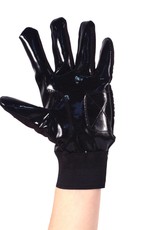 FKG-01 Football gloves for linebacker, with grip, black